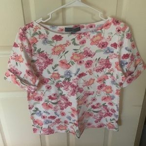 Karen Scott Floral Shirt